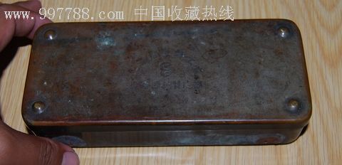 民國時(shí)期上海信豐鐵工廠針筒消毒銅盒 跨越時(shí)代的醫(yī)藥文物珍品